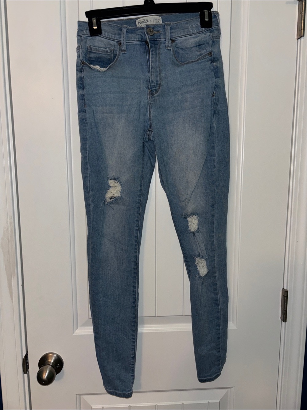 Light Blue Distressed Women’s Jeans